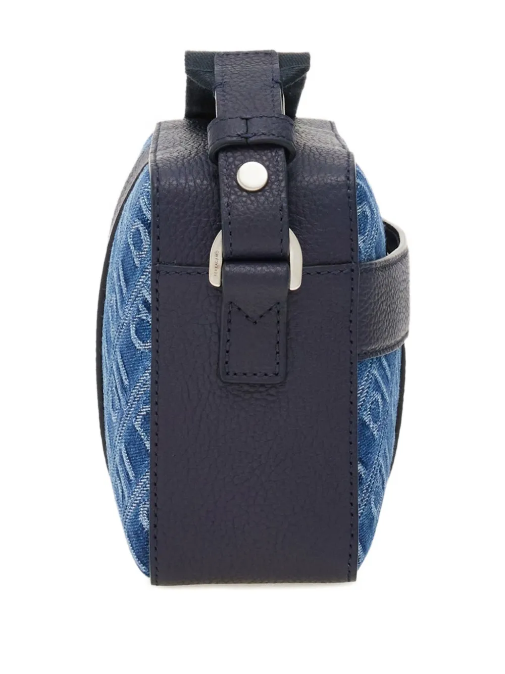 Shop Ferragamo Monogram-jacquard Shoulder Bag