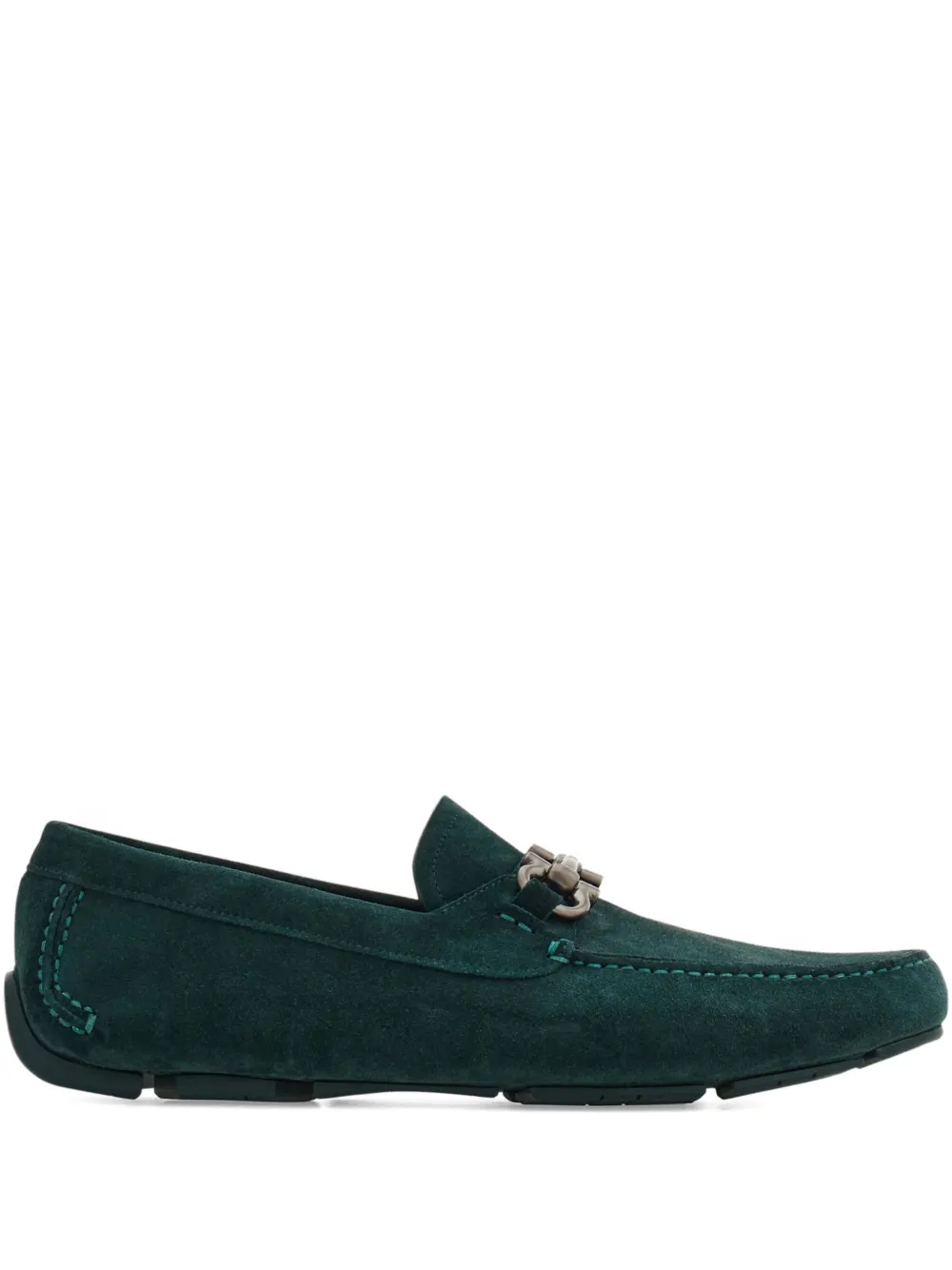 Ferragamo Gancini loafers Green