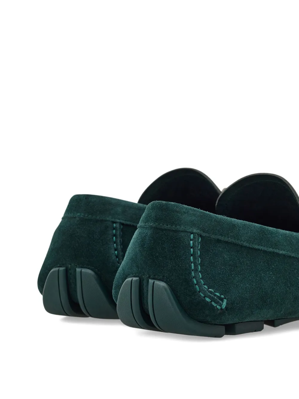 Ferragamo Gancini loafers Green