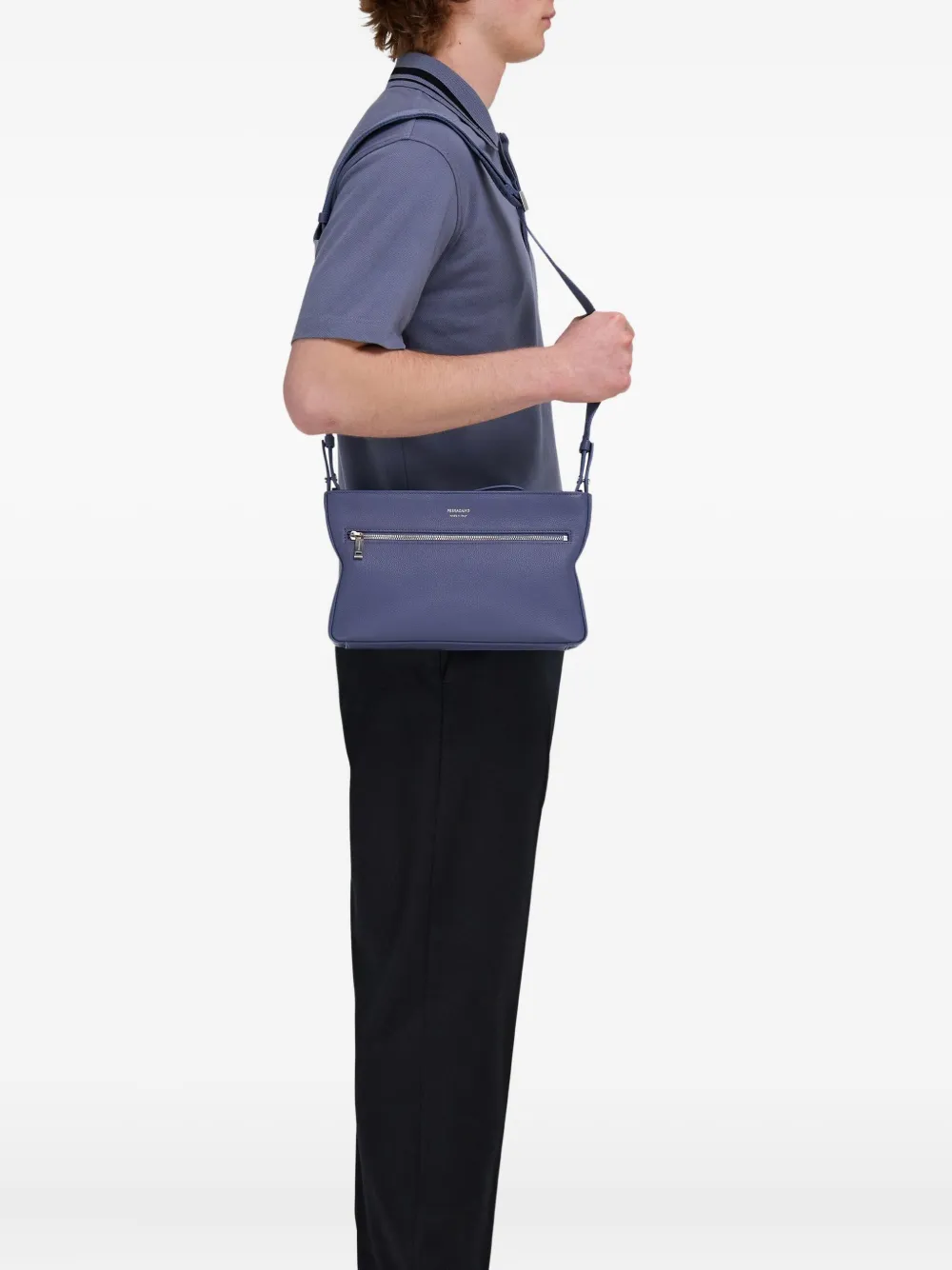 FERRAGAMO LEATHER SHOULDER BAG