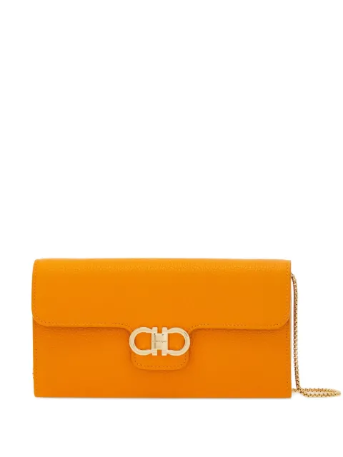 Ferragamo Gancini chain-strap clutch bag