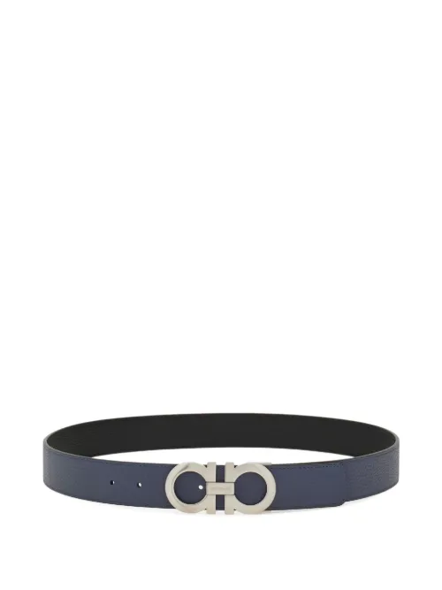 Ceinture en cuir à design réversible - Ferragamo - Modalova