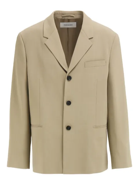 Ferragamo four-button single-breasted blazer