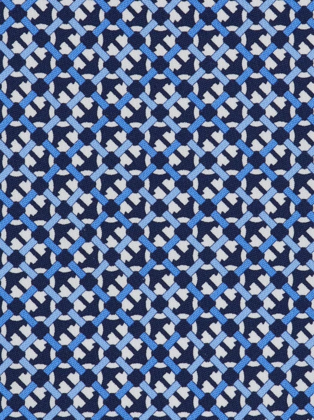 Ferragamo Gancini-pattern Tie In Blue
