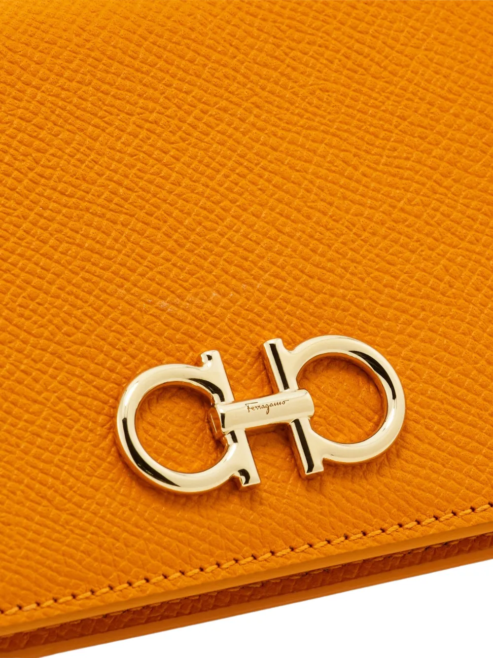 Ferragamo Gancini portemonnee Oranje