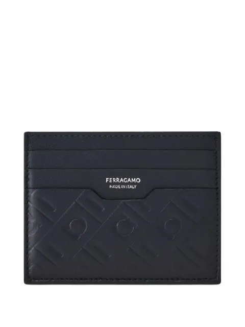 Ferragamo Gancini-embossed cardholder