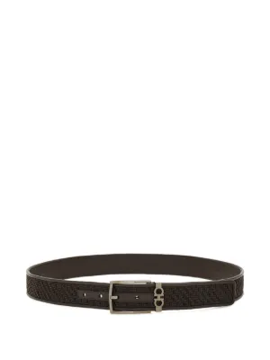 Ferragamo レザーベルト | ブラック | FARFETCH JP