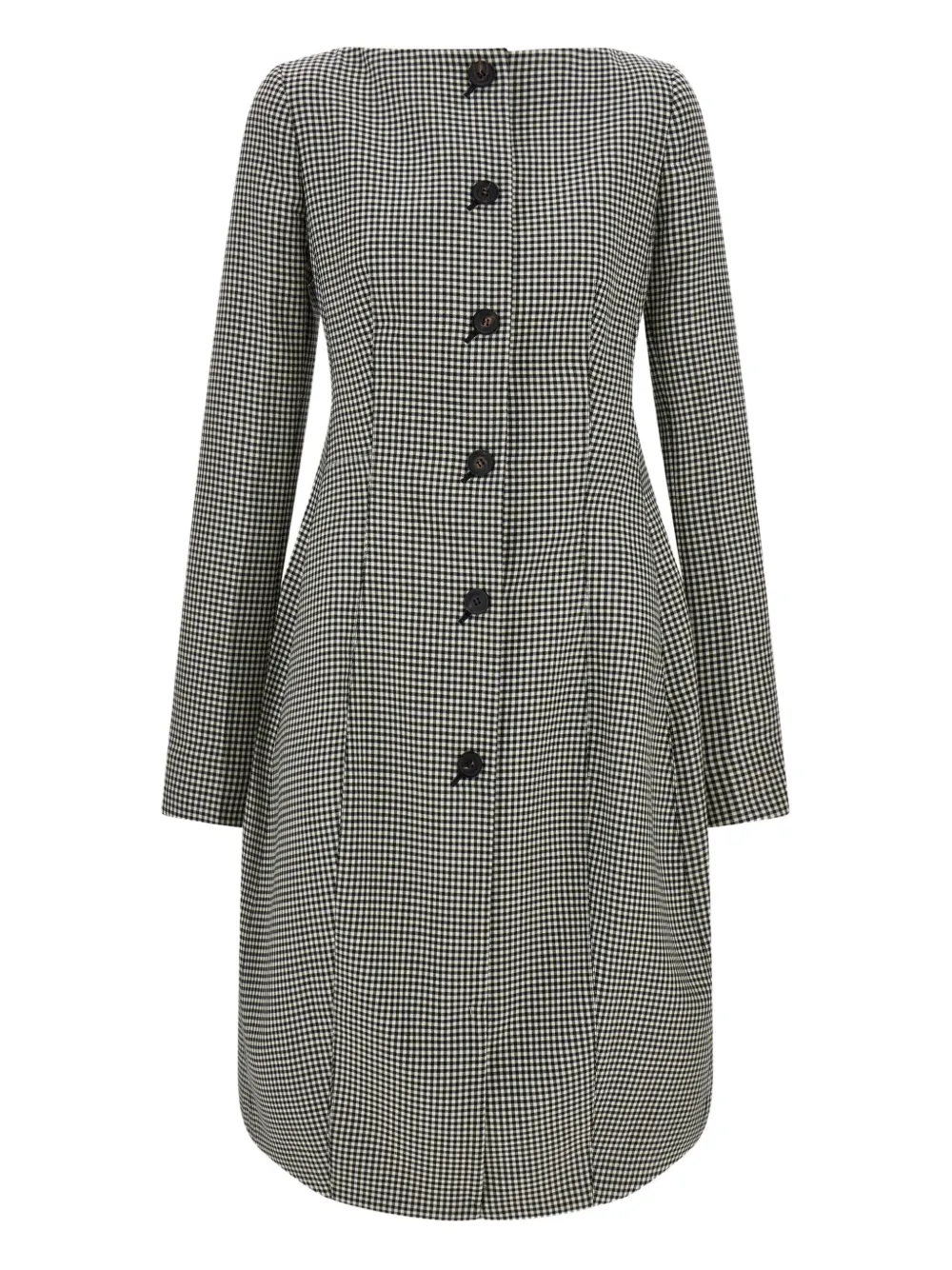 Ferragamo single-breasted coat | Black | Image 1