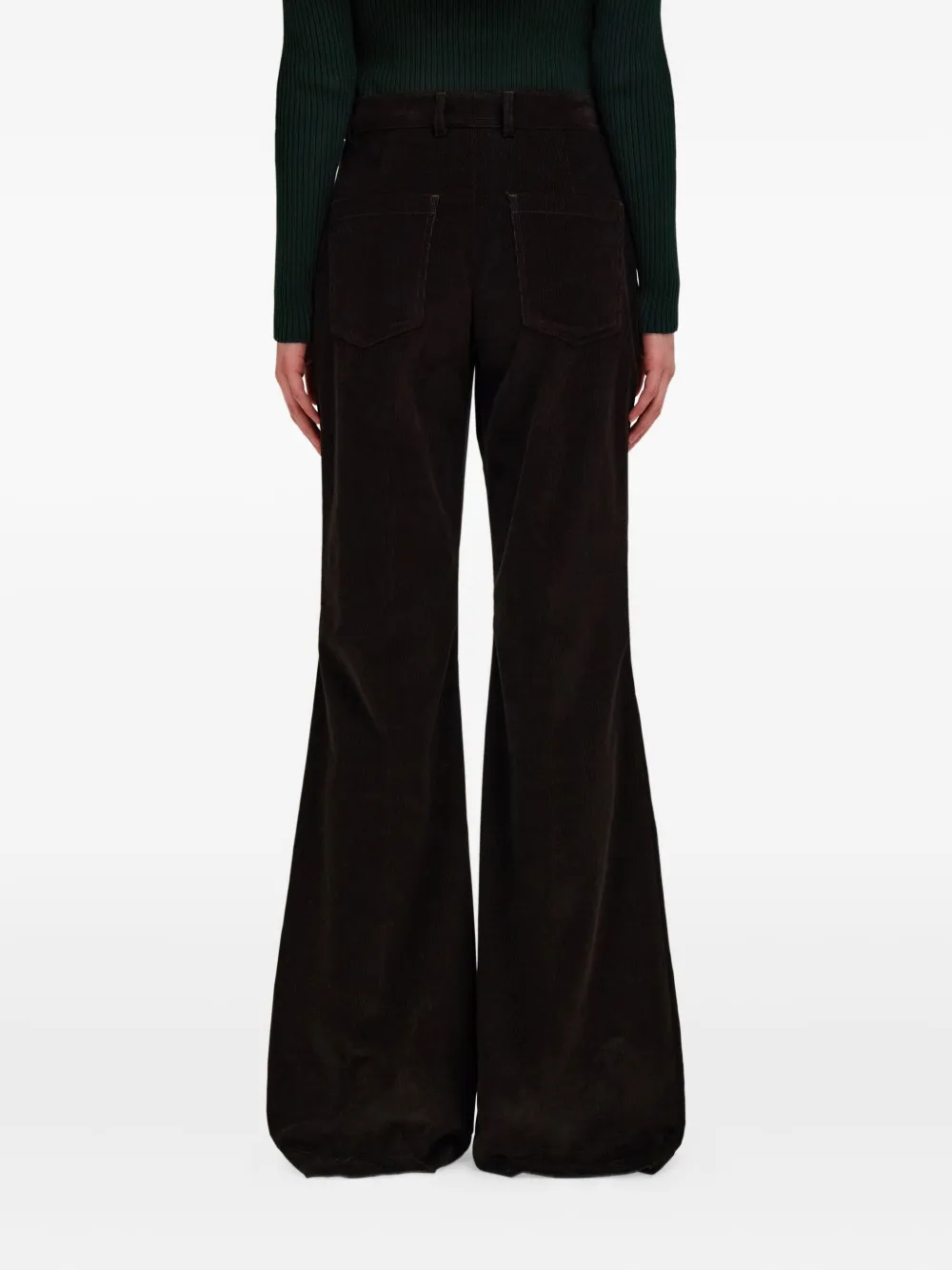 Ferragamo Flared broek Bruin