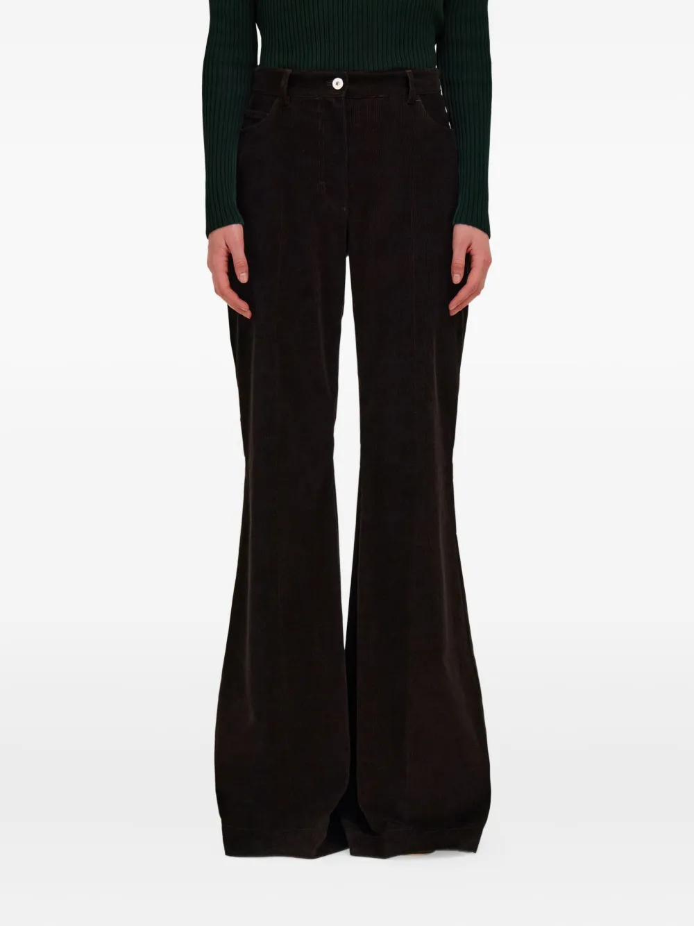 Ferragamo Flared broek Bruin