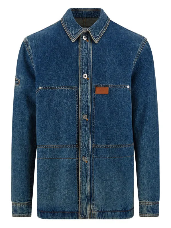 Ferragamo Workwear Shirt in Blue