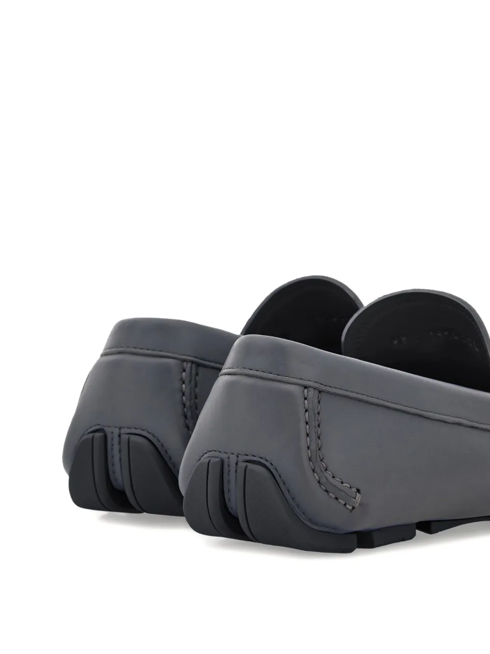Ferragamo Gancini-plaque loafers Grey