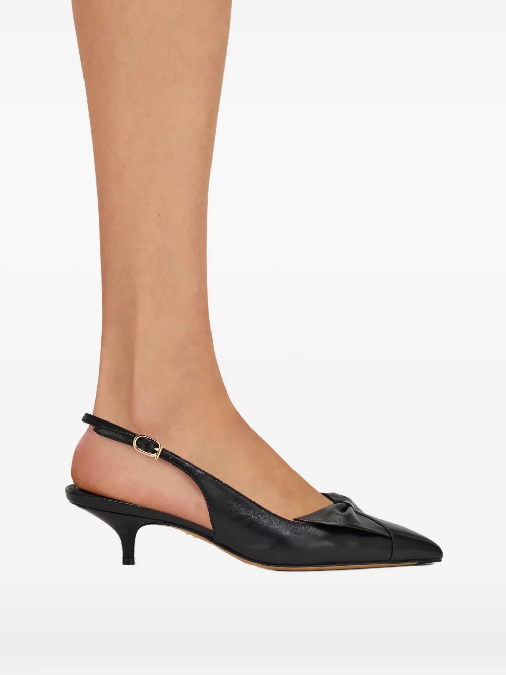 Ferragamo 40mm Bow slingback pumps Black