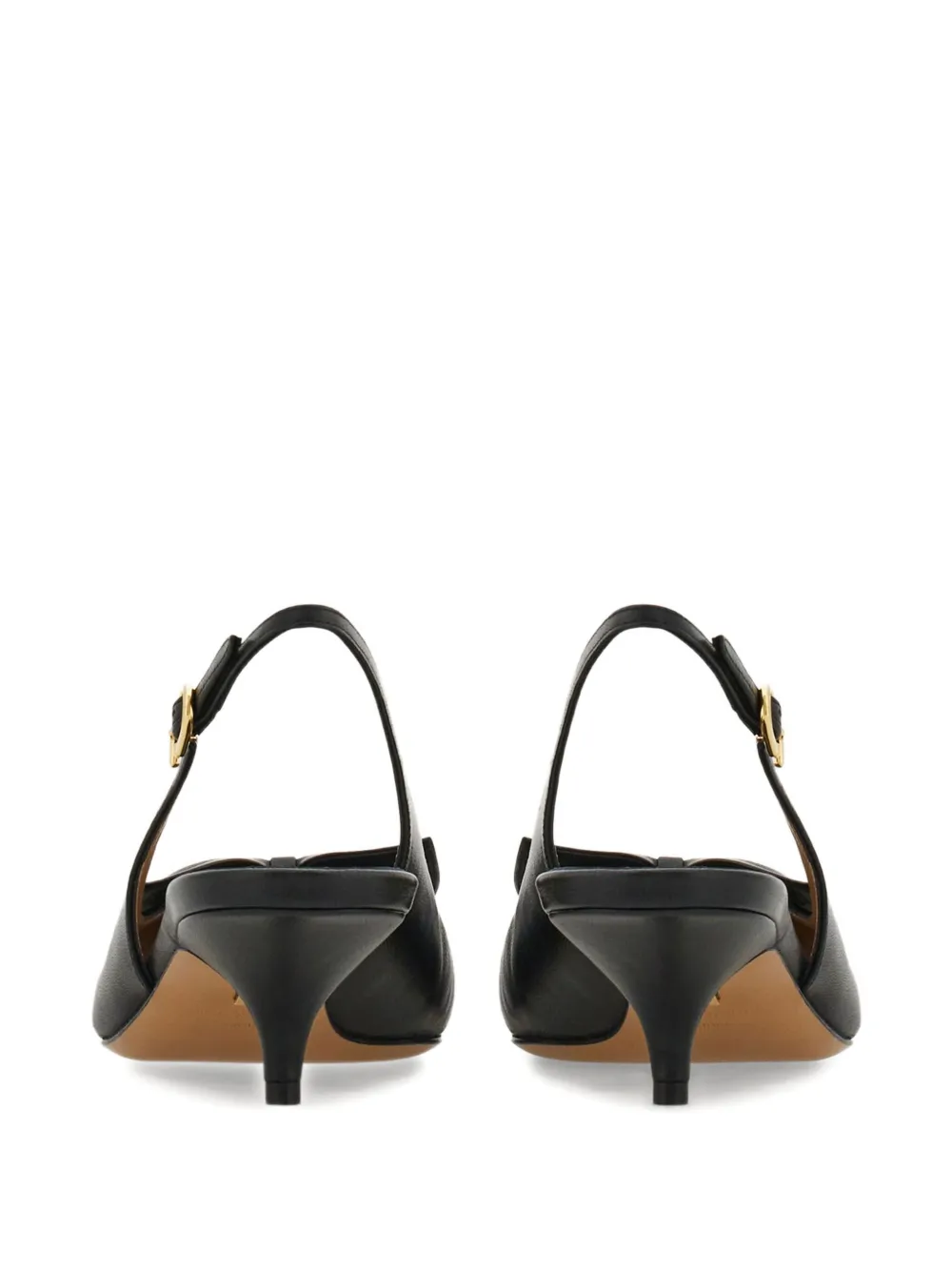 Ferragamo 40mm Bow slingback pumps Black