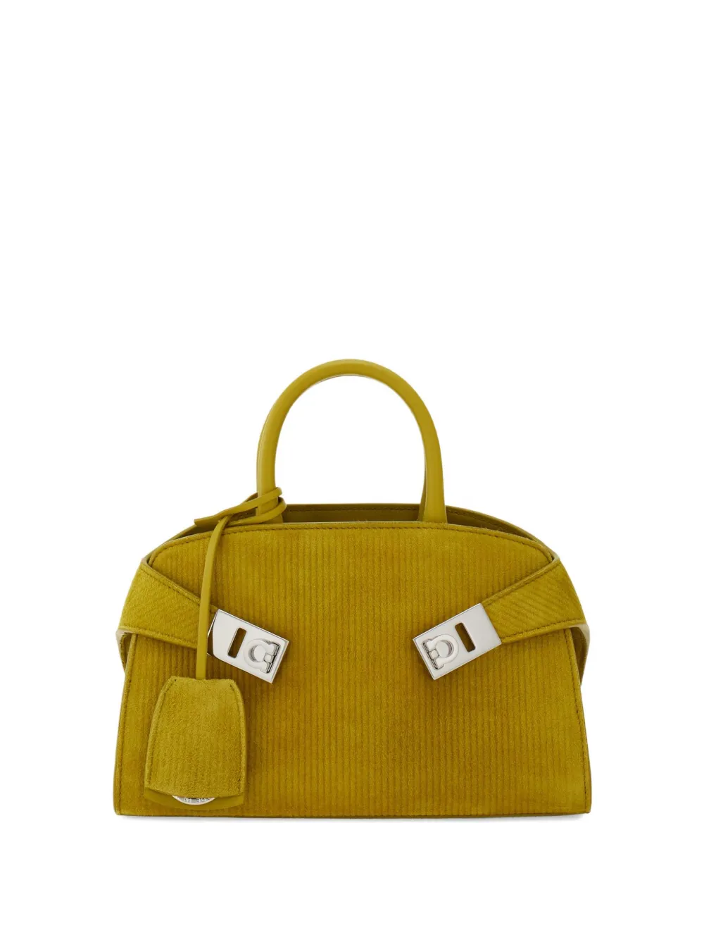 Ferragamo Hug leren shopper Groen