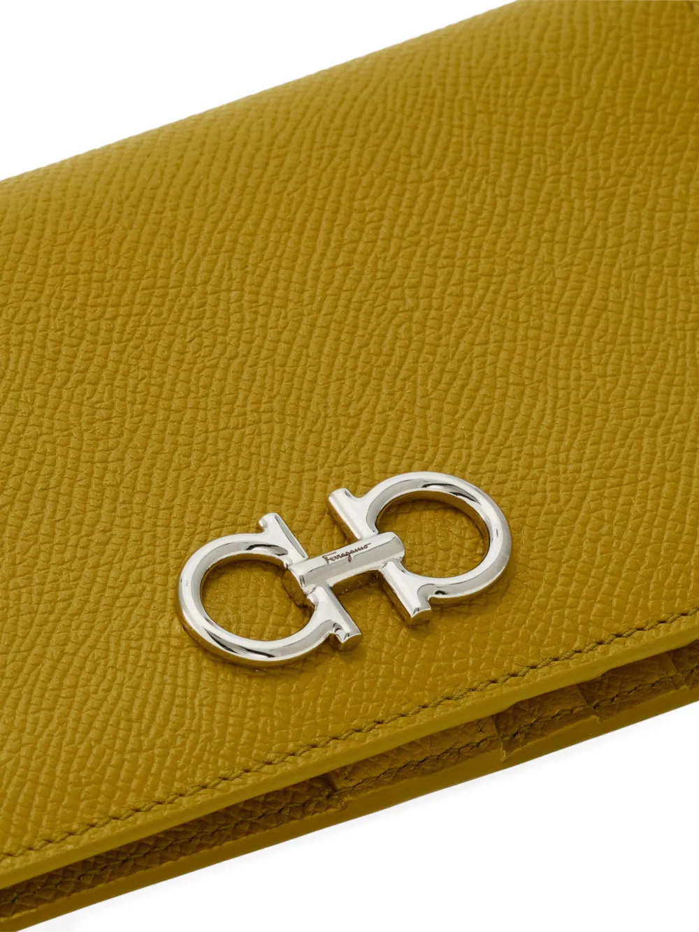 Ferragamo Gancini portemonnee Groen
