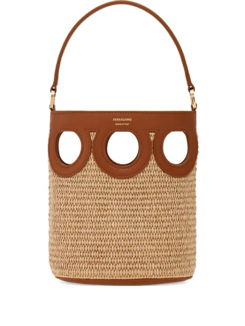 Ferragamo Borsa a secchiello Gancini mini