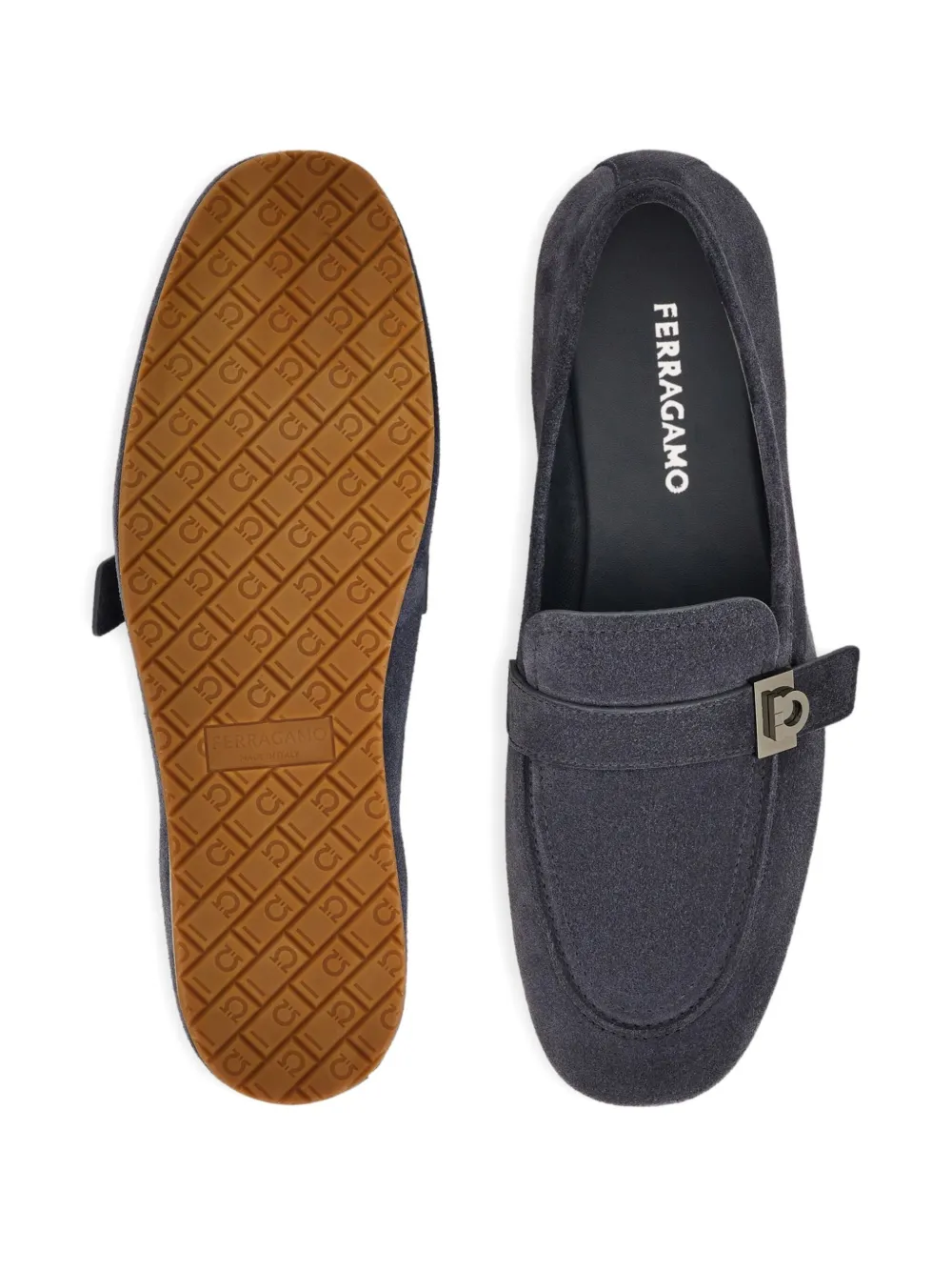 Ferragamo Hug buckle loafers Blue