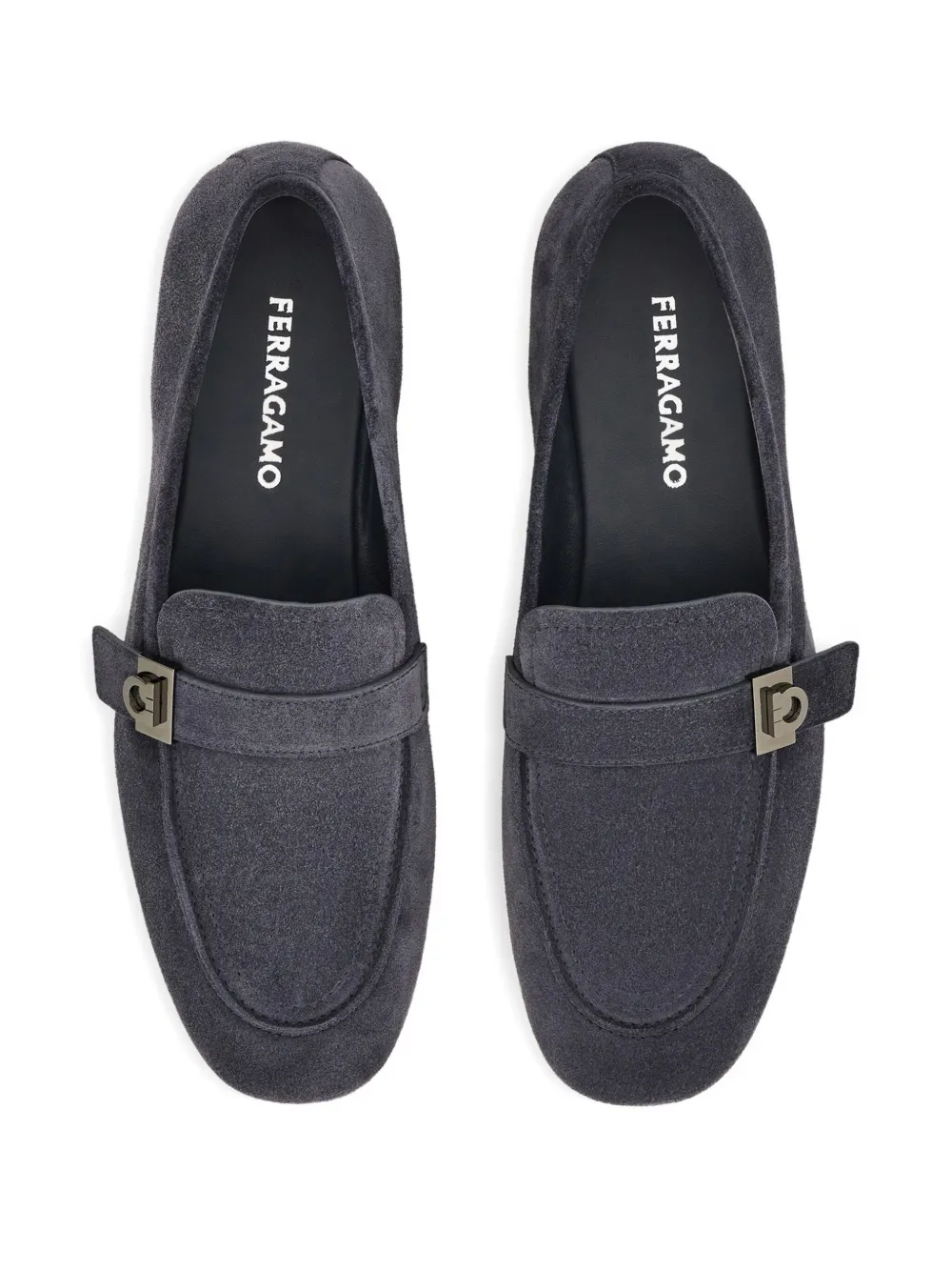 Ferragamo Hug buckle loafers Blue