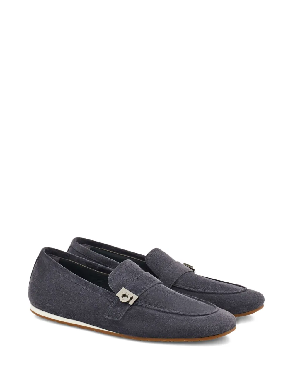 Ferragamo Hug buckle loafers Blue
