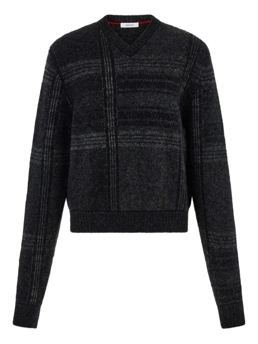 Ferragamo Trui met V-hals Zwart