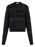 Ferragamo V-neck jumper - Black