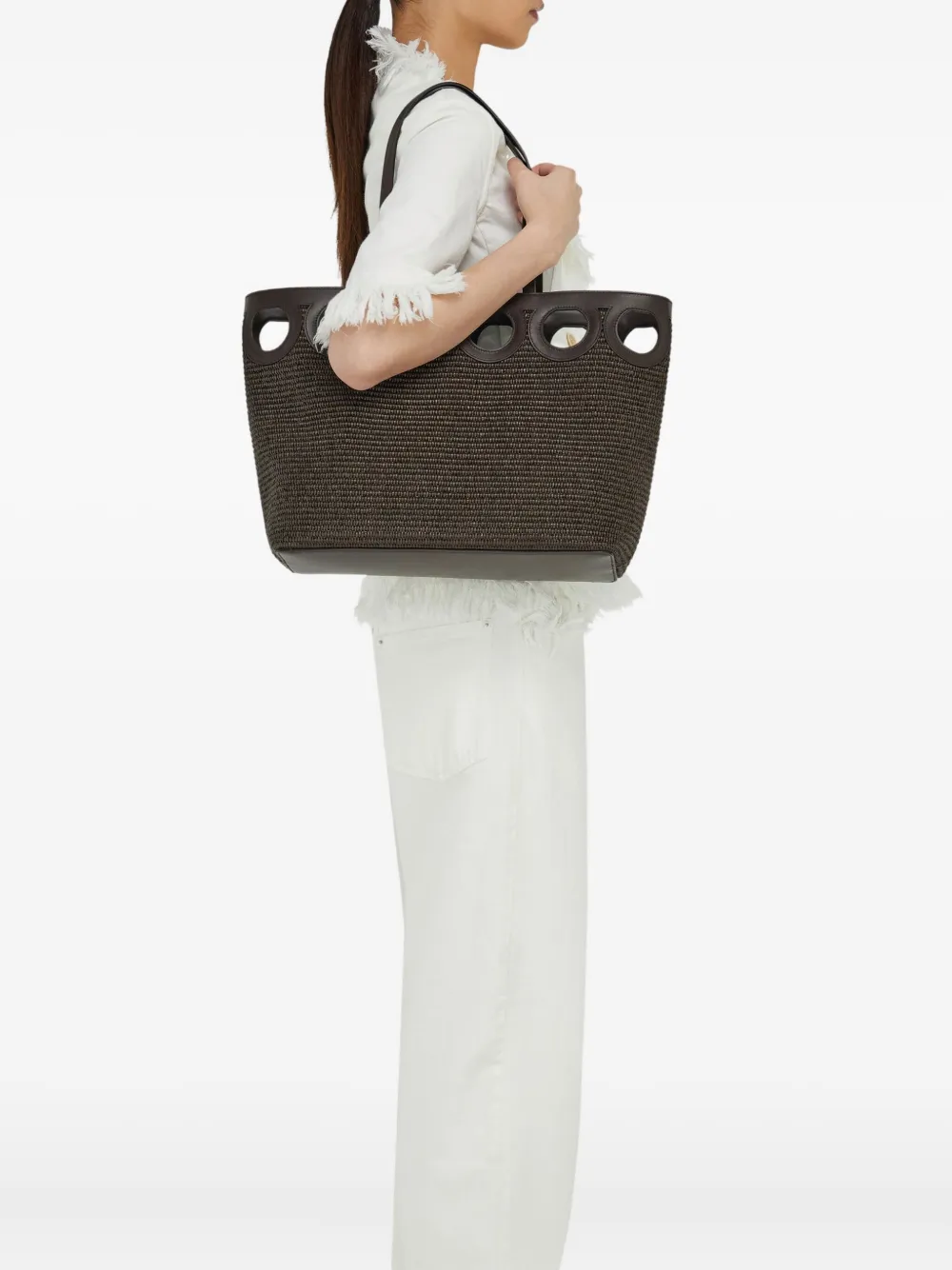 Ferragamo Raffia shopper - Bruin