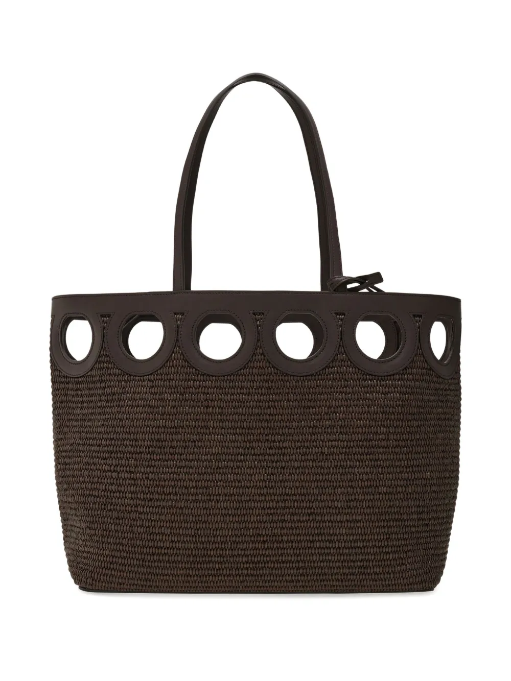 Ferragamo Raffia shopper Bruin