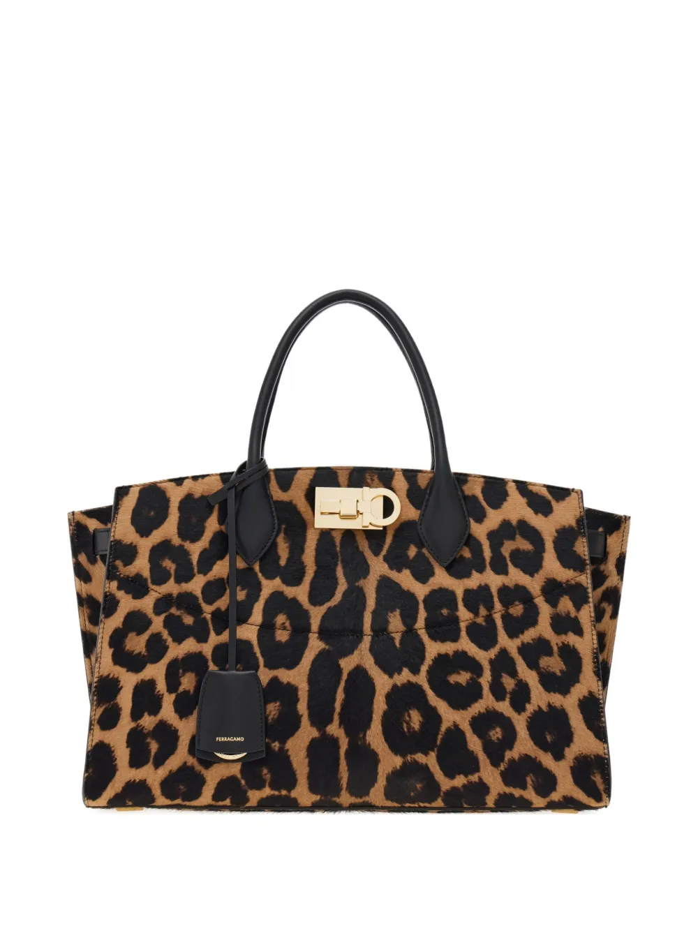 Ferragamo Grote Soft Studio shopper Beige