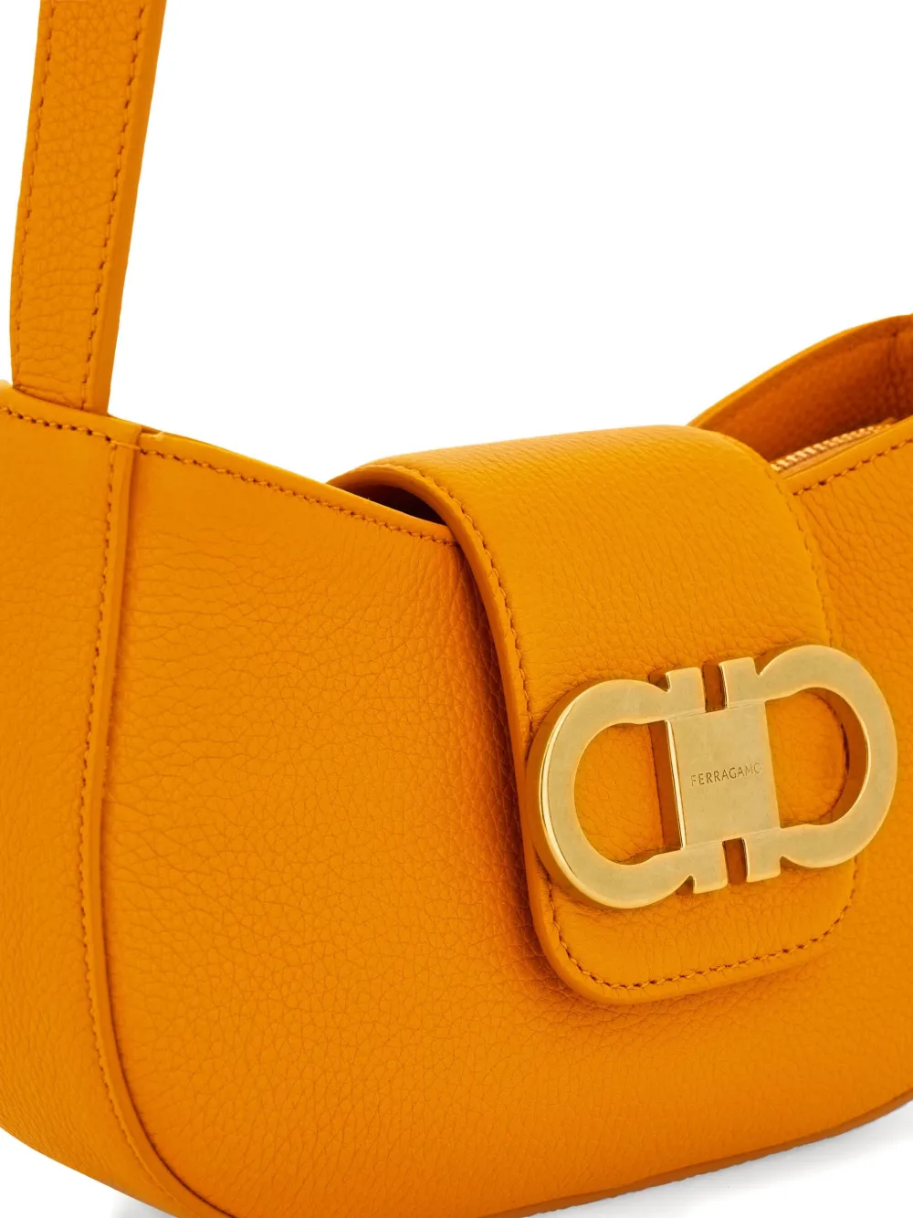 Ferragamo Gancini kleine tas Oranje