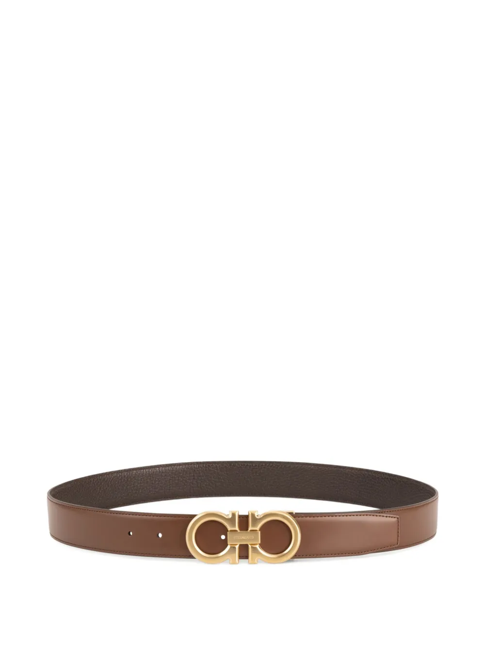 Ferragamo Riem met Gancini-gesp Bruin