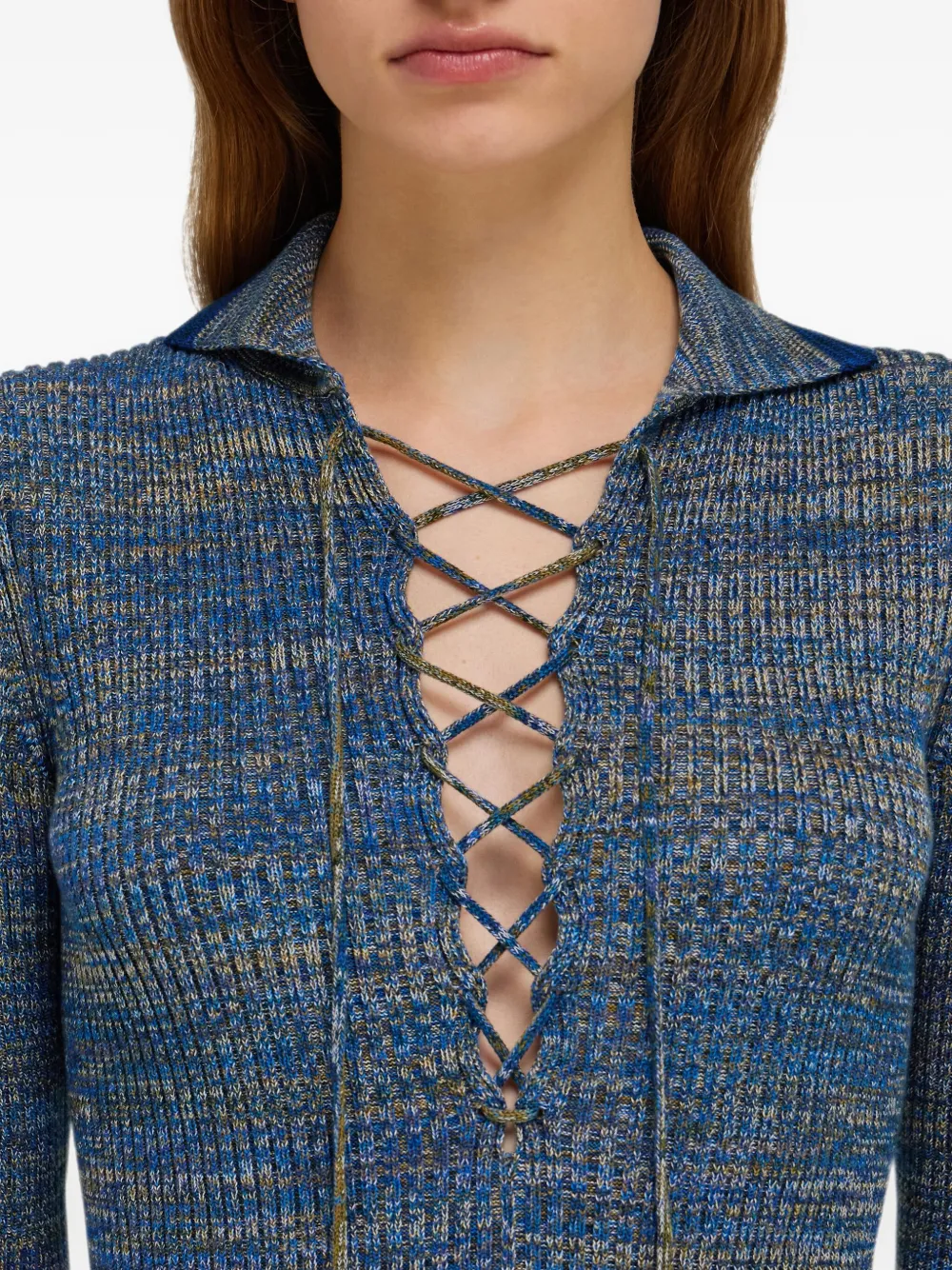 Ferragamo Gebreide top Blauw