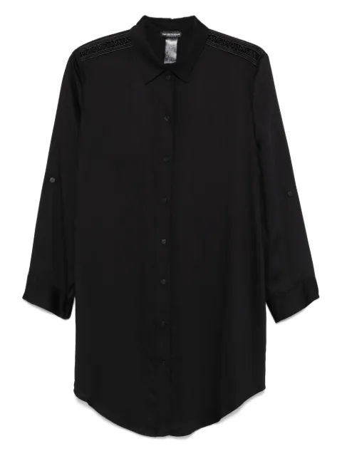 Emporio Armani vestido con logo bordado
