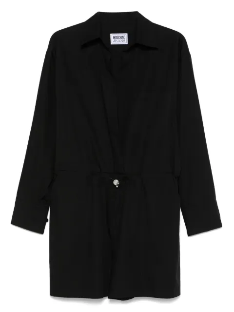 MOSCHINO JEANS poplin playsuit