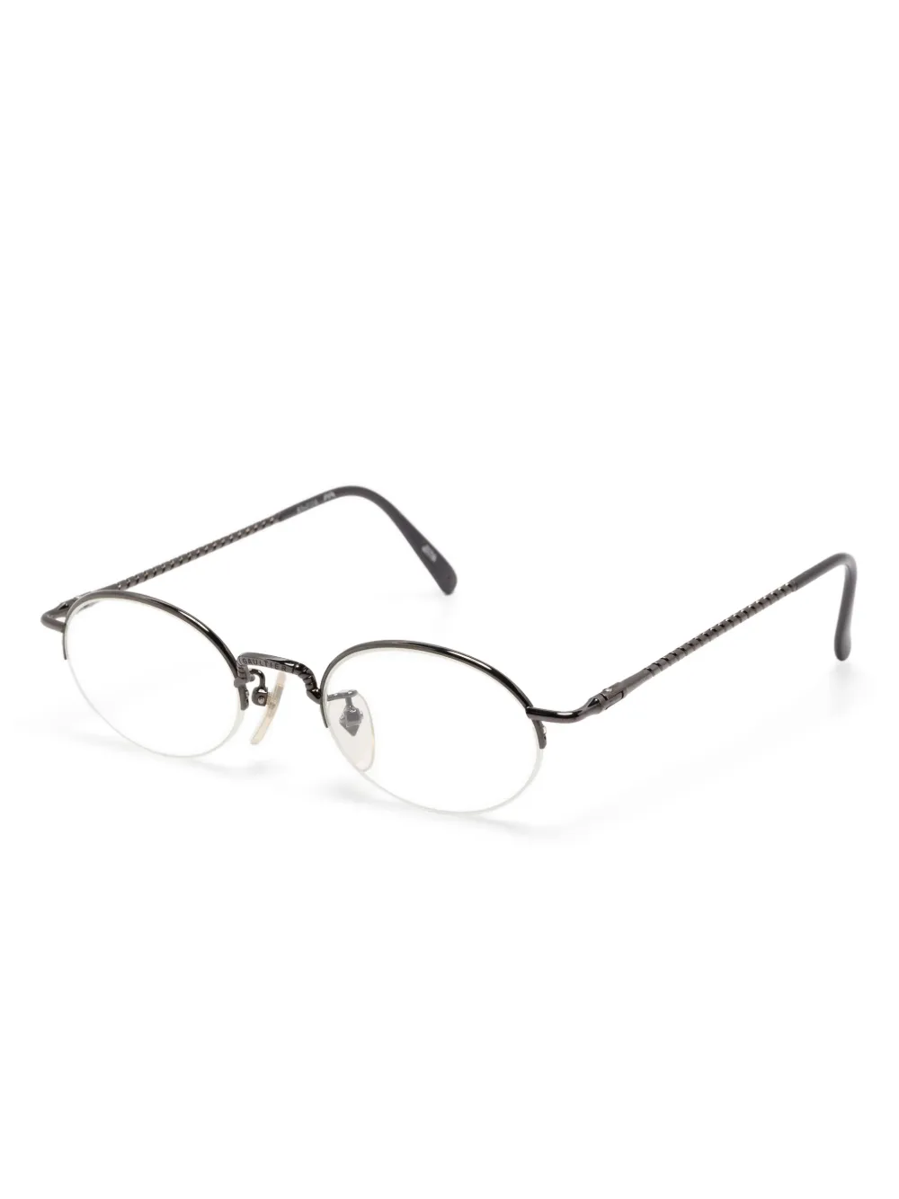 Jean Paul Gaultier Pre-Owned lunettes de vue à monture ovale | Homme | Image 2