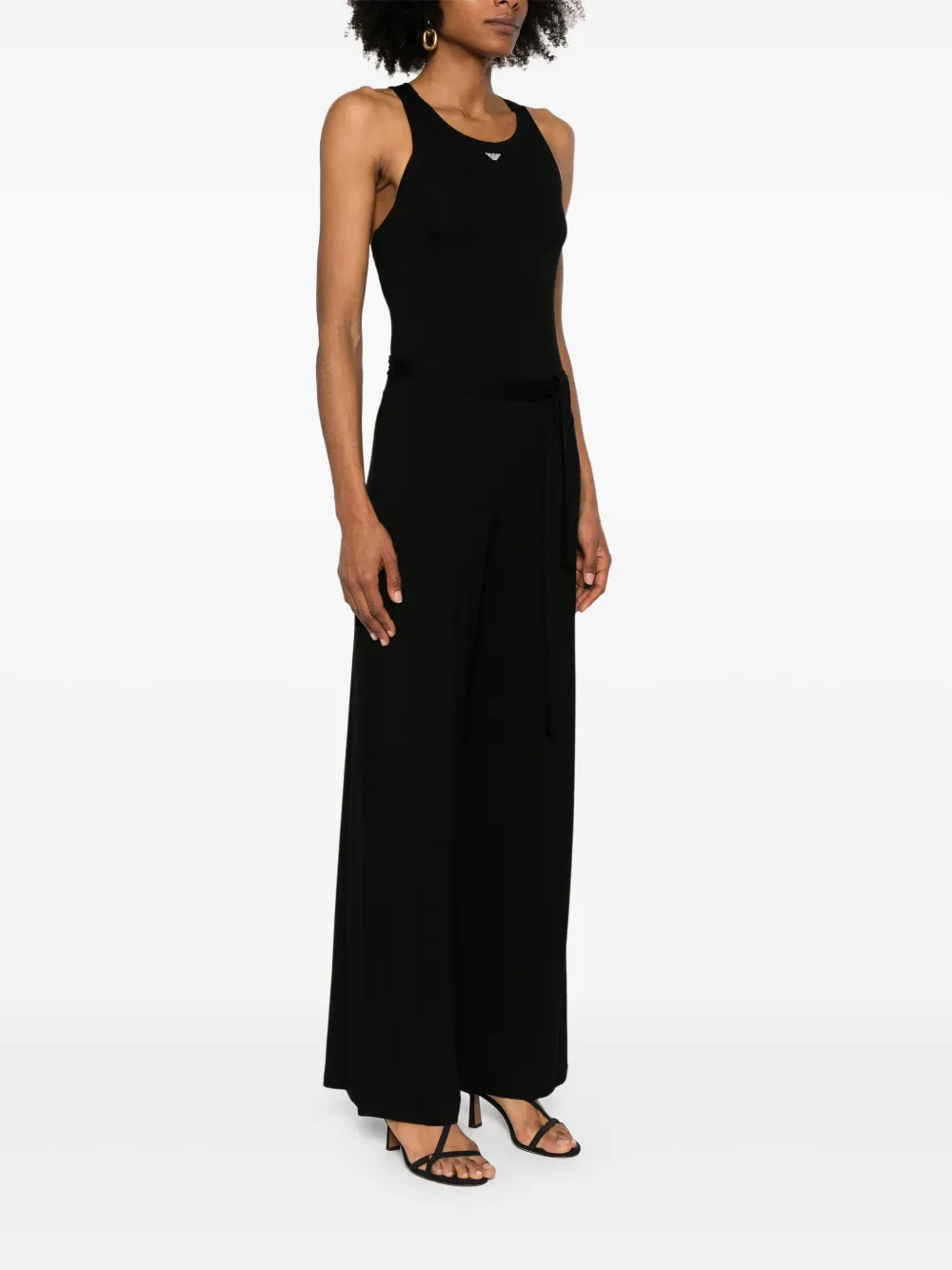 EMPORIO ARMANI LOGO-EMBELLISHED JUMPSUIT