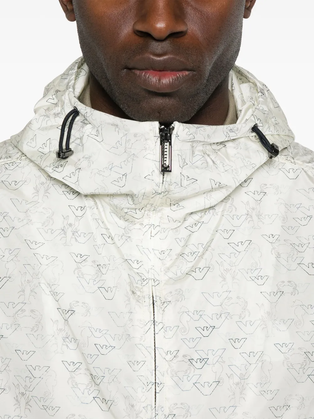 Emporio Armani Jack met logoprint Wit