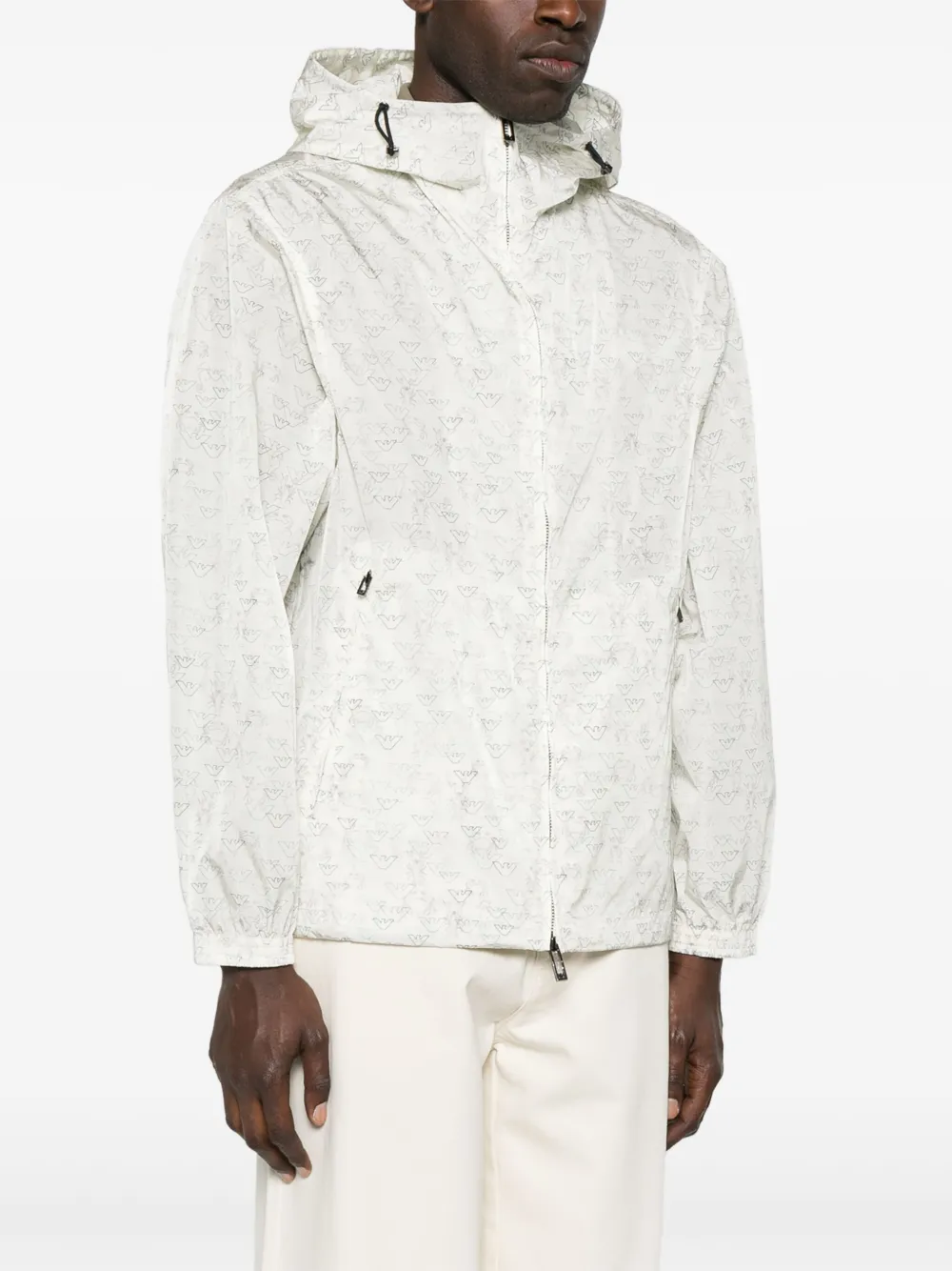 Emporio Armani Jack met logoprint Wit