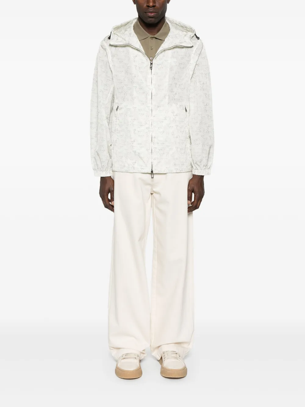 Emporio Armani logo-print jacket | Lightweight Jackets | Image 2
