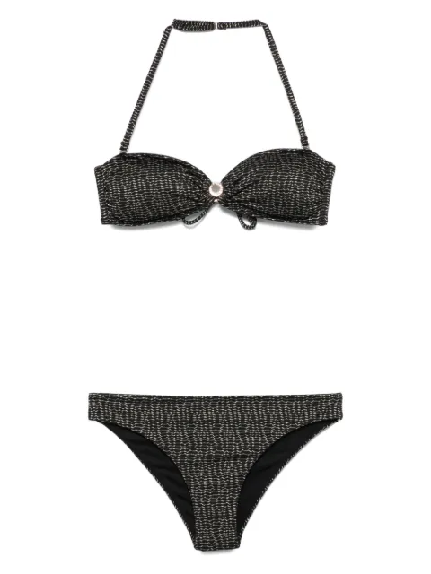 Emporio Armani jacquard bikini set