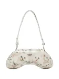 Diesel Play-Glossy shoulder bag - White