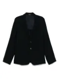 Emporio Armani textured blazer - Blue