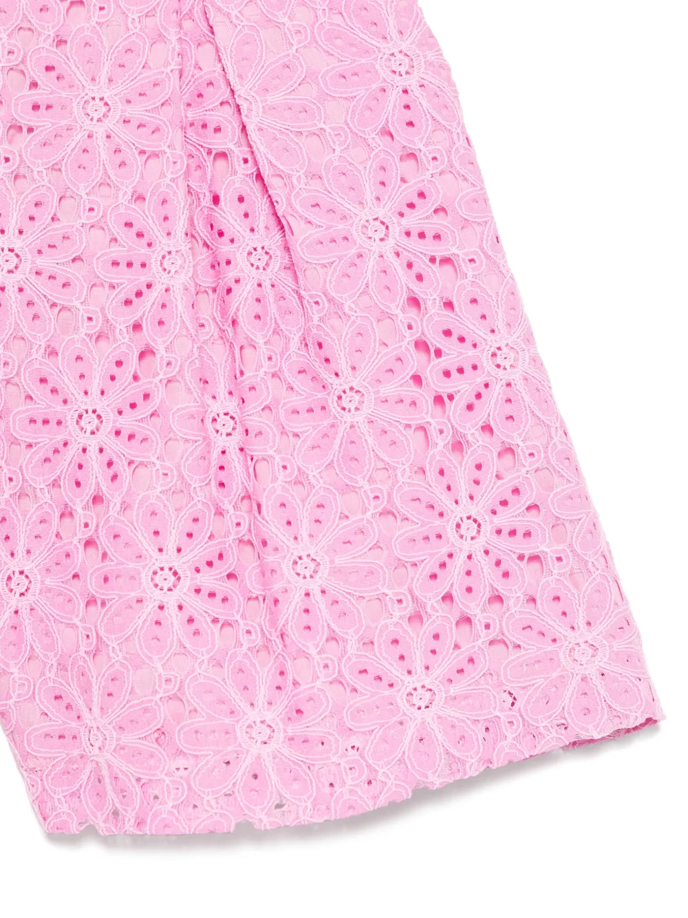 Miss Grant Kids floral-lace shorts FLAMI FLAMINGO