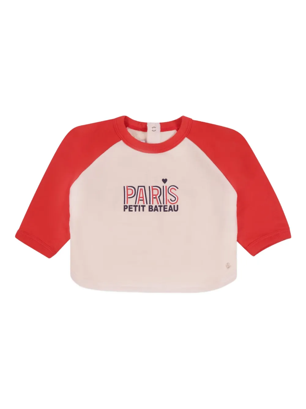 Petit Bateau raglan-sleeve organic cotton top Beige