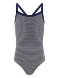 Petit Bateau striped cross-back swimsuit - Blue
