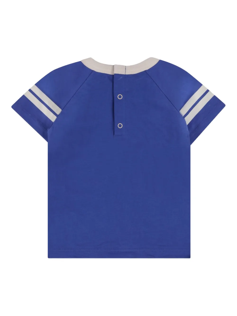 Petit Bateau raglan-sleeve organic cotton T-shirt Blauw