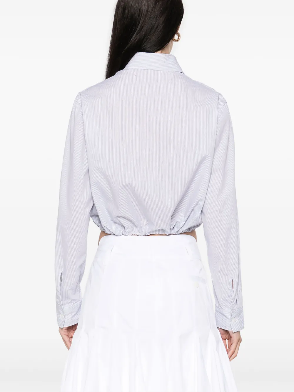 Maison Kitsuné Blouse met Fox-patch Wit