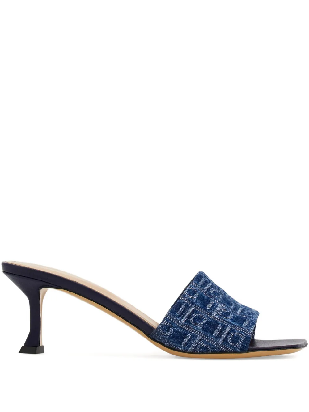 Ferragamo 55mm monogram mules Blue