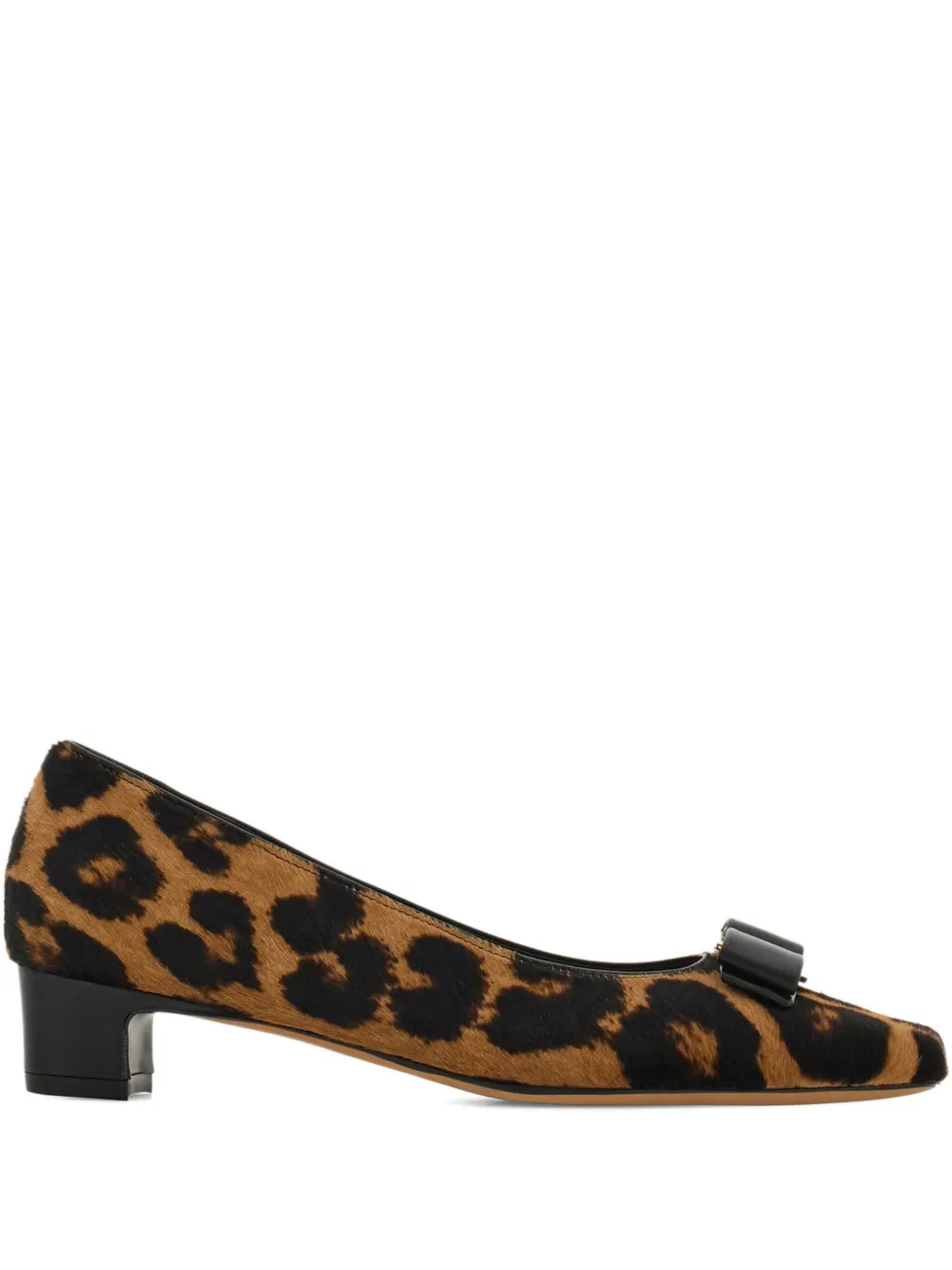 Ferragamo 30mm Iconic bow pumps Neutrals