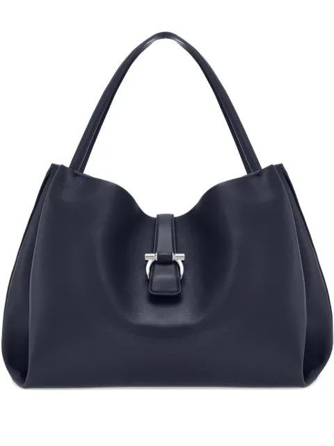 Ferragamo large leather tote bag